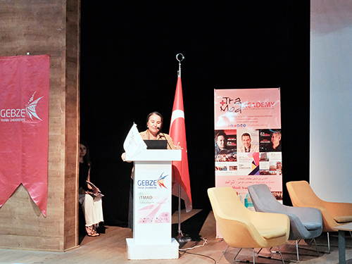 3. İstanbul Teknik Üniversitesi öğretim üyesi ve Türkiye Mimarlar Odası Başkanı Doç. Dr. Zeynep Eres’in sunumundan bir görünüm